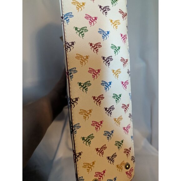 Colorful Bee Tote Bag Crossbody Hand Handbag Shoulder Bag, Save The Bees! - Picture 7 of 16